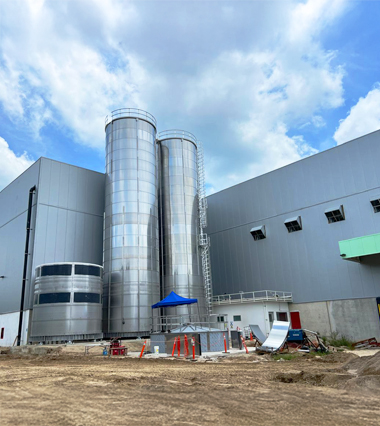 metag-proyectos-industriales-empresa-mexicana-caso-de-éxito-instalación-de-silos-de-almacenamiento-de-acero-inoxidable-en-Tabasco-México